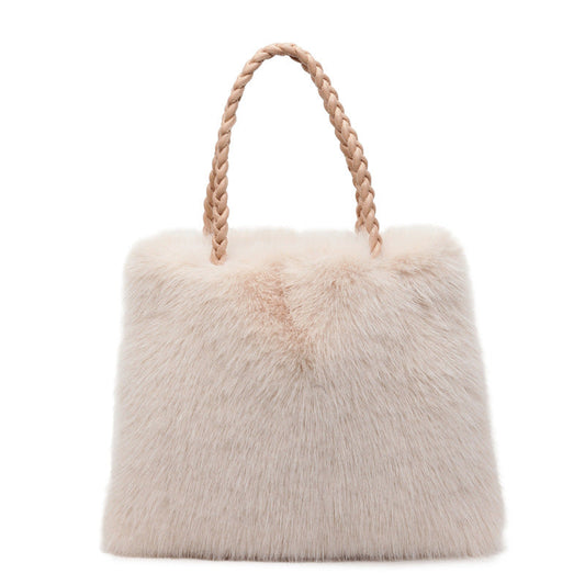 ✨New styles launched✨Soft & Stylish Everyday Fluffy Tote Bag