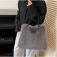 ✨New styles launched✨Soft & Stylish Everyday Fluffy Tote Bag