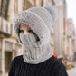 ⏳Limited-time 49% off⏰Women's Winter One-Piece Knitted Beanie Scarf Mask