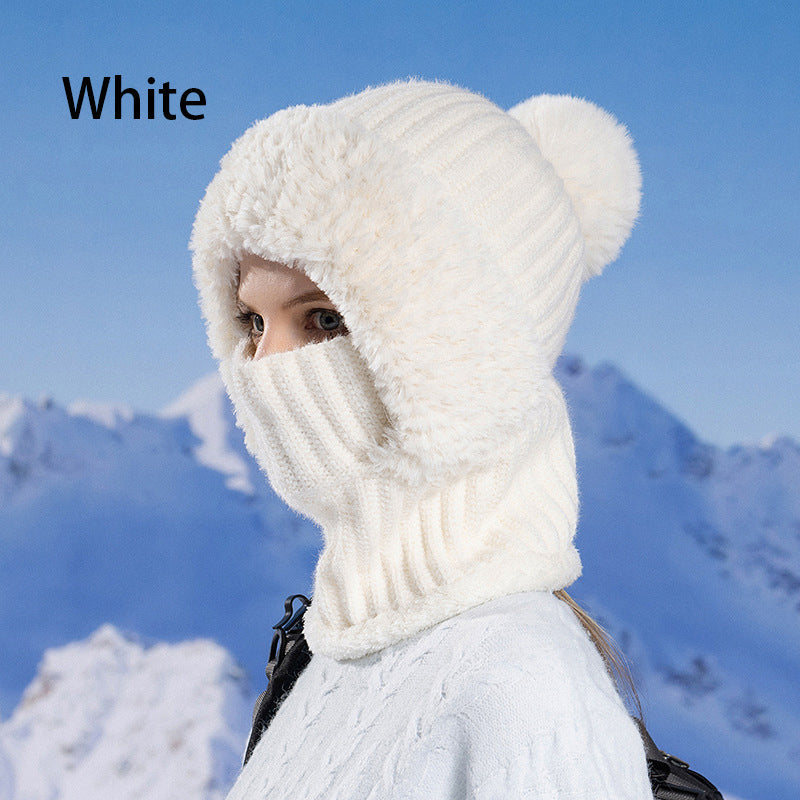⏳Limited-time 49% off⏰Women's Winter One-Piece Knitted Beanie Scarf Mask