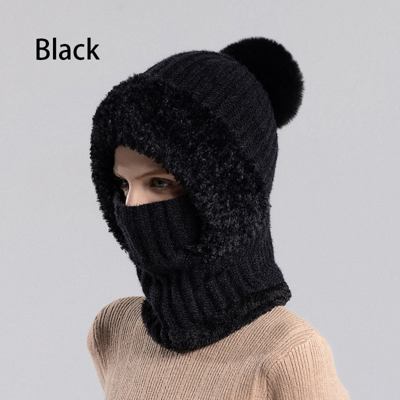 ⏳Limited-time 49% off⏰Women's Winter One-Piece Knitted Beanie Scarf Mask