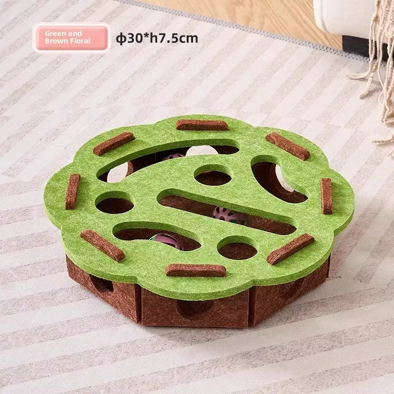🔥Hot Sale Offers-Interactive Felt Maze Toy for Cats
