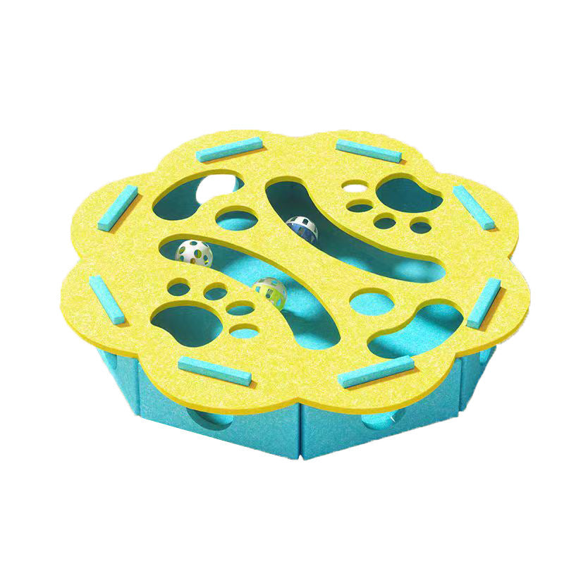 🔥Hot Sale Offers-Interactive Felt Maze Toy for Cats