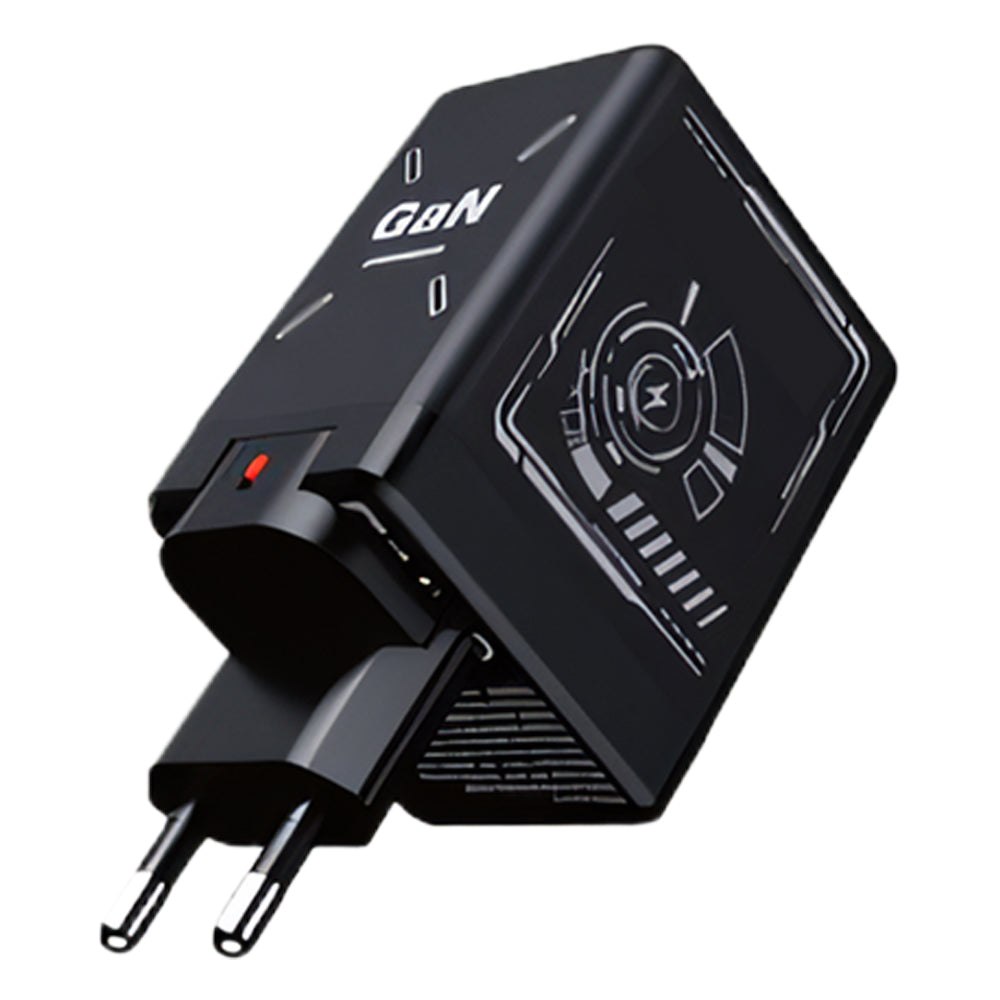 Retractable Wall Charger with Dual Cables