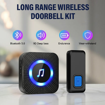 Long Range Wireless Doorbell Kit