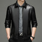 Men's Casual PU Leather Jacket