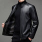 Men's Casual PU Leather Jacket