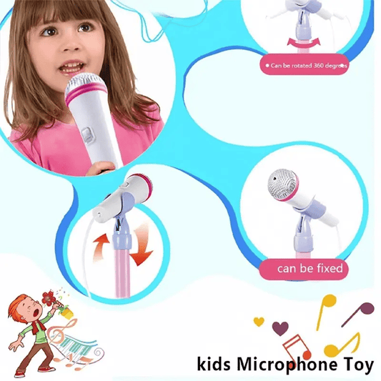 🎁🎄Christmas Sale 60% OFF! 🎤✨Microphone Toy, Karaoke Machine Toy with Light