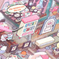 Cute 3D Miniature House Scene Stickers
