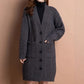 Women's Long V-Neck Knit Cardigan with Pockets