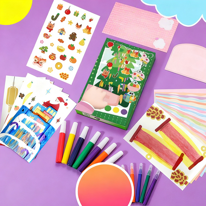 35PCS Rainbow Scratch Art Kit for Kids