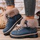 Women's Faux Fur Trim Ankle Boots