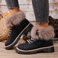 Women's Faux Fur Trim Ankle Boots