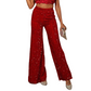 Women’s Fashion Sequin Wide-Leg Pants