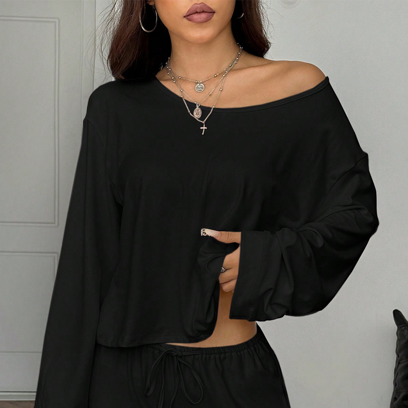 🔥New arrivals offer-Women's Off-Shoulder Top &  Pants 2-Piece Outfit