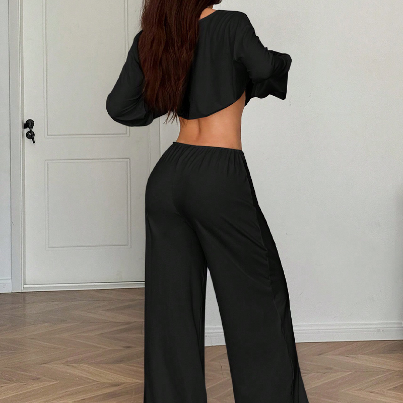 🔥New arrivals offer-Women's Off-Shoulder Top &  Pants 2-Piece Outfit