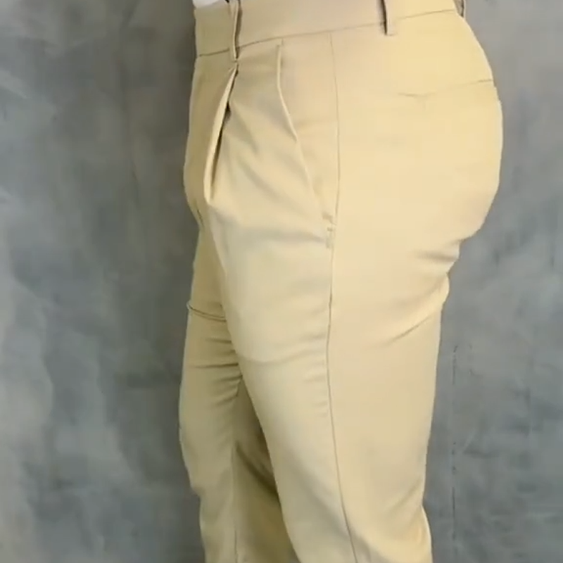 Men's Slim Fit Tapered Dress Trousers