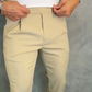 Men's Slim Fit Tapered Dress Trousers