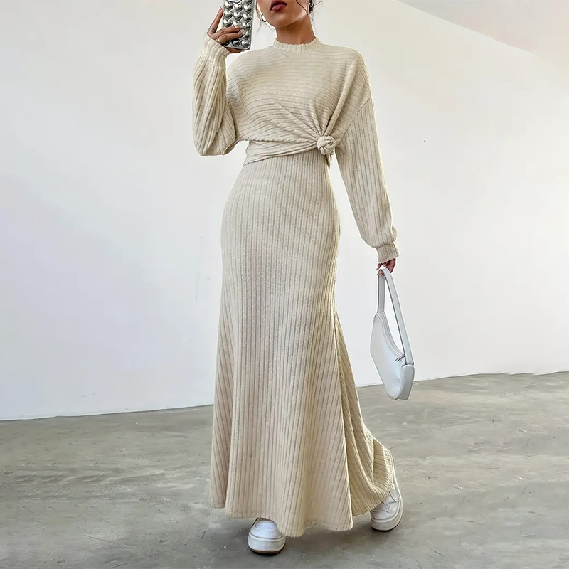 Women's Casual Top & Skirt 2-Piece Set