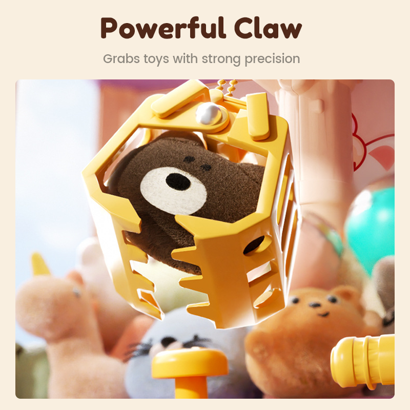 🔥Hot Sale Offers-Children’s Cute Animal Claw Machine with Dolls and Capsules