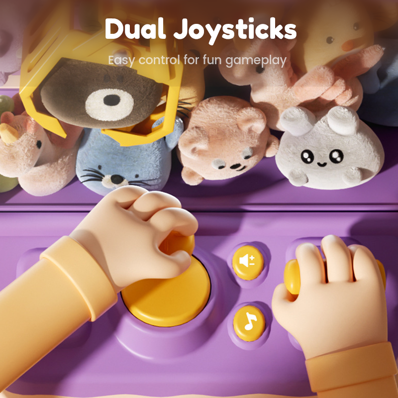 🔥Hot Sale Offers-Children’s Cute Animal Claw Machine with Dolls and Capsules