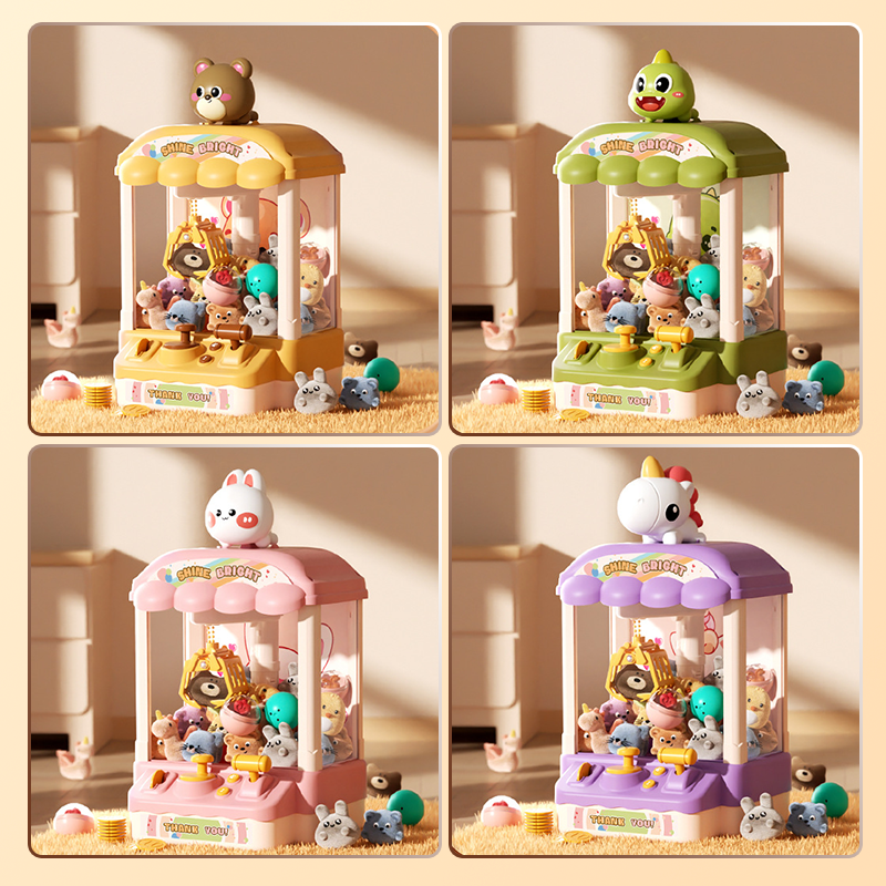 🔥Hot Sale Offers-Children’s Cute Animal Claw Machine with Dolls and Capsules