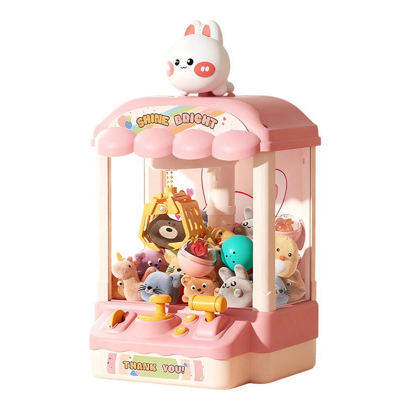 🔥Hot Sale Offers-Children’s Cute Animal Claw Machine with Dolls and Capsules