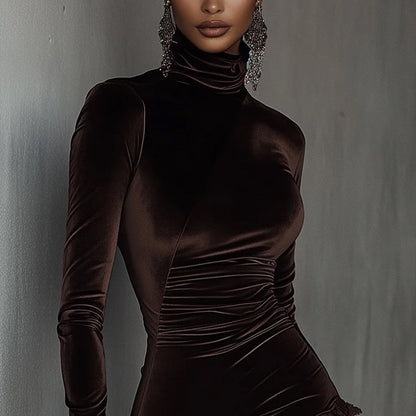 🔥Hot Sale Deals-Women's Elegant Asymmetrical Lace Trim Dress | Co-ordinated Comfort