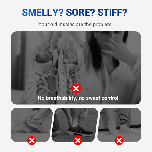 🔥Hot Sale Offers-Professional Sport Insoles with Arch Support & Shock Absorption