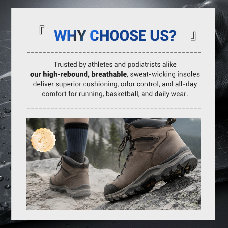 🔥Hot Sale Offers-Professional Sport Insoles with Arch Support & Shock Absorption