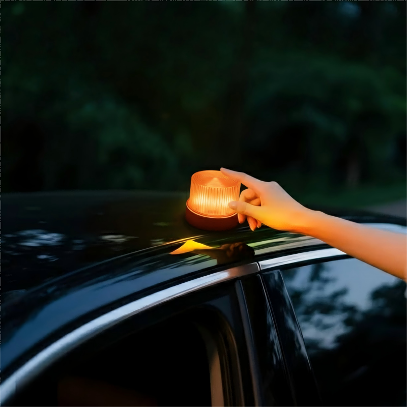 High-Visibility Car Roof Magnetic LED Emergency Light