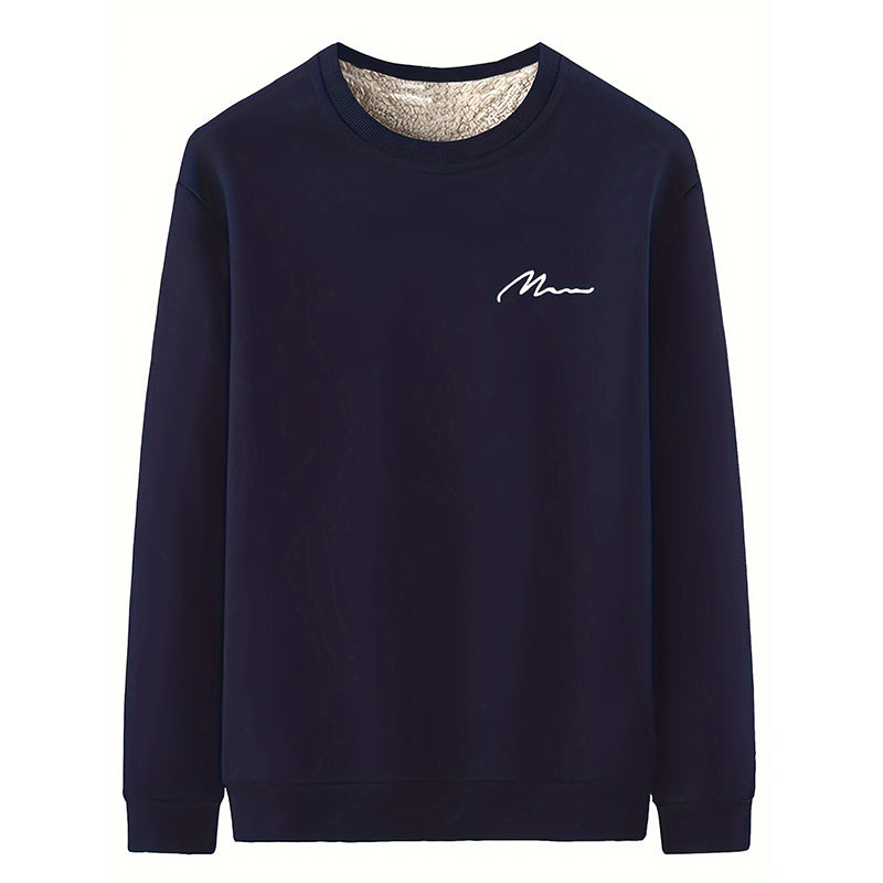 Men's Thermal Lined Crewneck Sweatshirt🚛Free Shiping