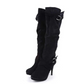 Women's High-Heel Slouchy Over-the-Knee Boots