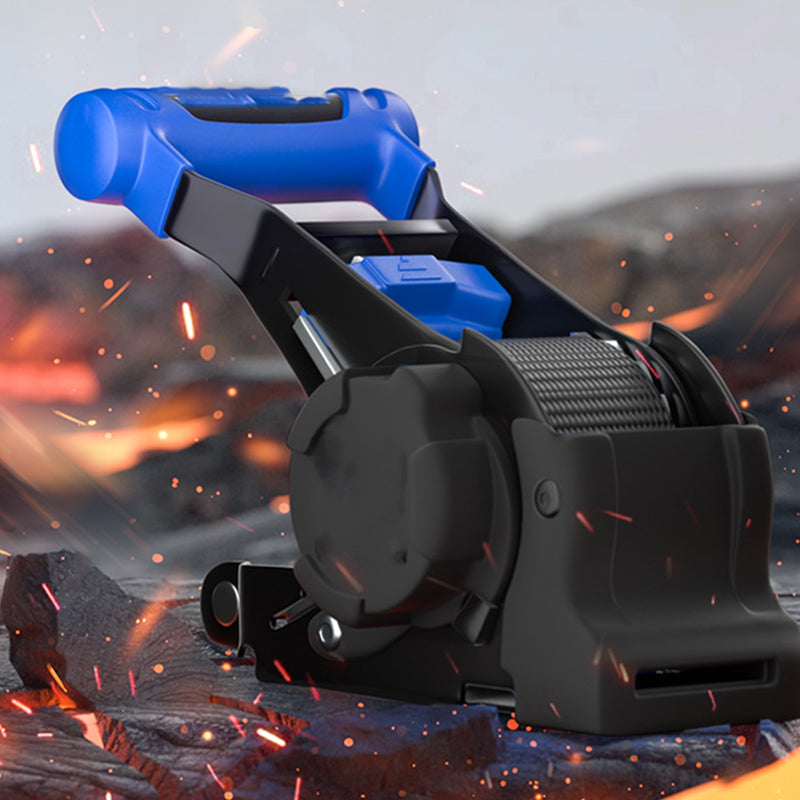 🔥Limited-time offer-Heavy-Duty Retractable Ratchet Tie-Down Strap