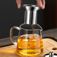 Glass Teapot with Removable Stainless Steel Infuser