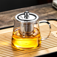 Glass Teapot with Removable Stainless Steel Infuser