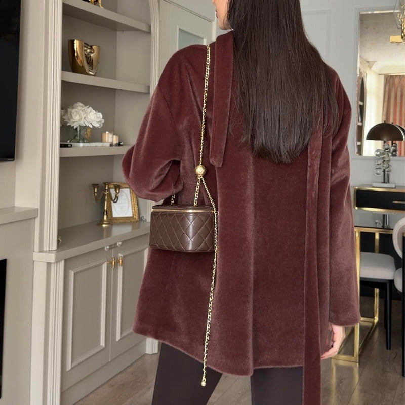 Women’s Elegant Warm Long-Sleeve Jacket