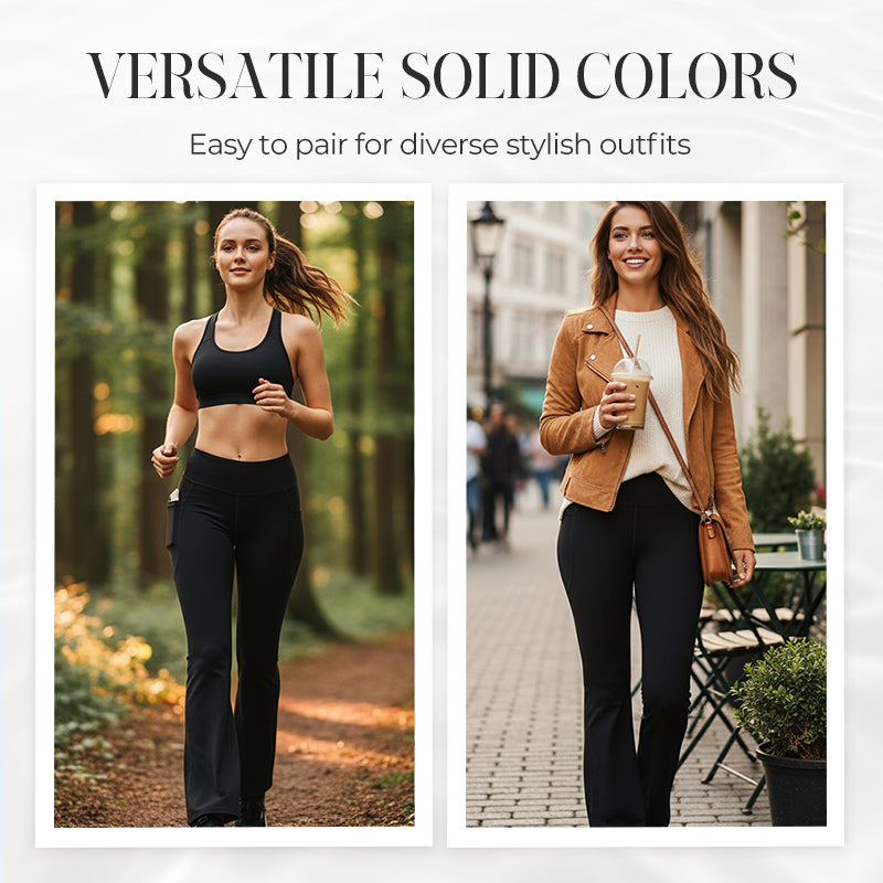 🔥Ultra Sculpt High Waisted Tummy Control Flare Leggings