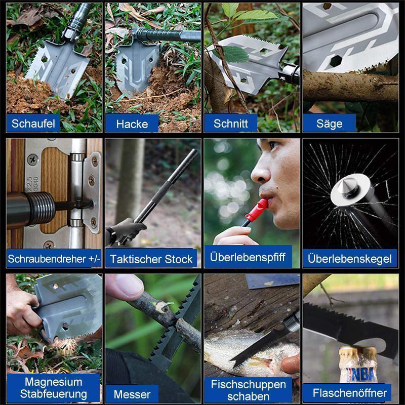 Portable Military Folding Outdoor Multi-Purpose Shovel