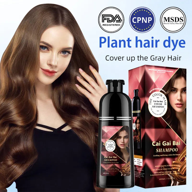 🔥Hot Sale Offers-Herbal Extract Instant Hair Color Shampoo for Men & Women