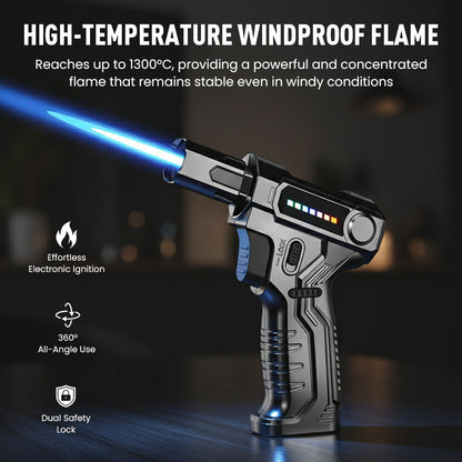 🔥While Supplies Last 60% OFF!🎉 Refillable Adjustable Butane Torch Lighter