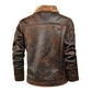 🔥 Hot SaleHot Sale Offers-Men's Casual Button-Up Heavy-Duty Warm Leather Jacket