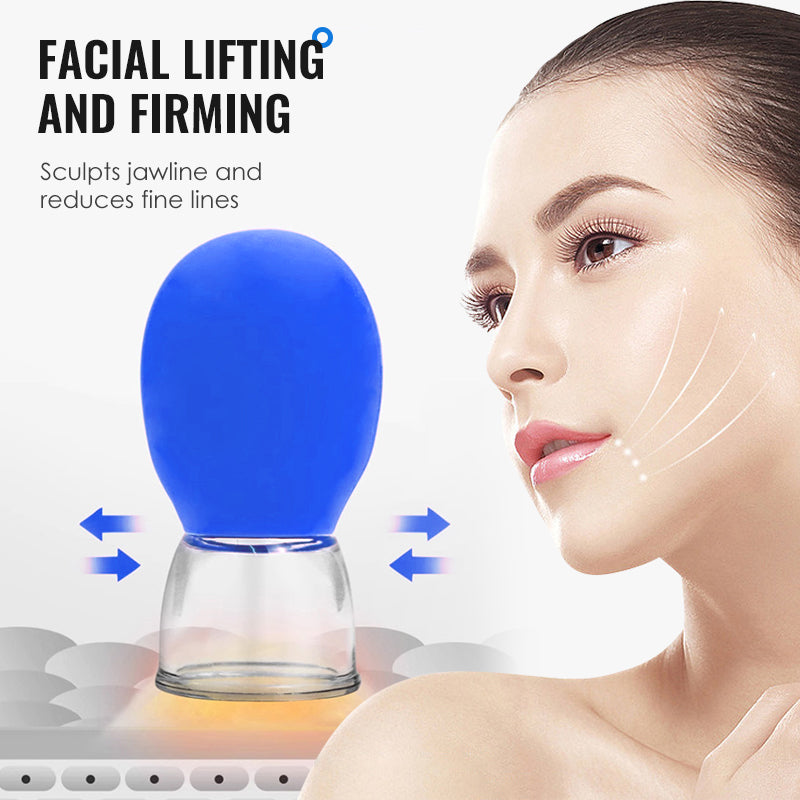 🧪 50% OFF NOW ! 🎁 Glass and Silicone Vacuum Suction Massage Cups – Pain Relief, Skin Rejuvenation & Easy to Use 💆‍♀️