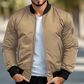 Men's Classic Zip-Up Bomber Jacket