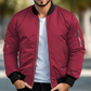 Men's Classic Zip-Up Bomber Jacket