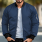 Men's Classic Zip-Up Bomber Jacket