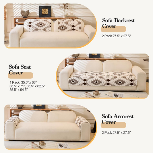 ⏳Limited-time 50% off⏰Modern Geometric Plush Sofa Cover🛋️ | Style & Protection for Your Living Room✨