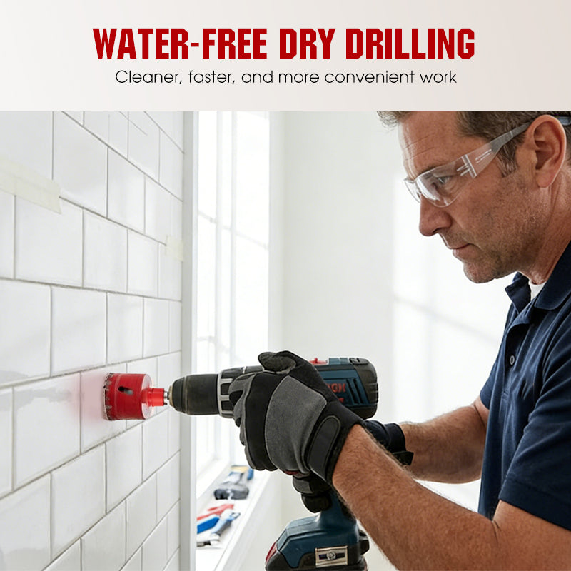 Professional Dry Drilling Hole Saw Kit (6-35mm)