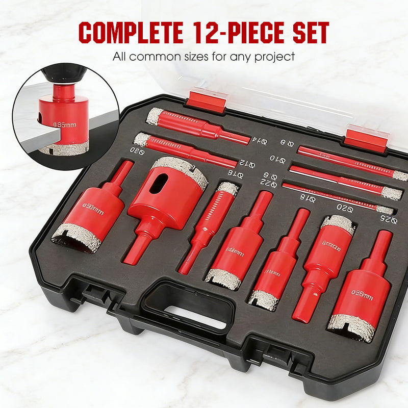 Professional Dry Drilling Hole Saw Kit (6-35mm)