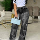 Women's Sequin Tassels Jeans